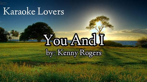 you and i karaoke|you and i karaoke video.